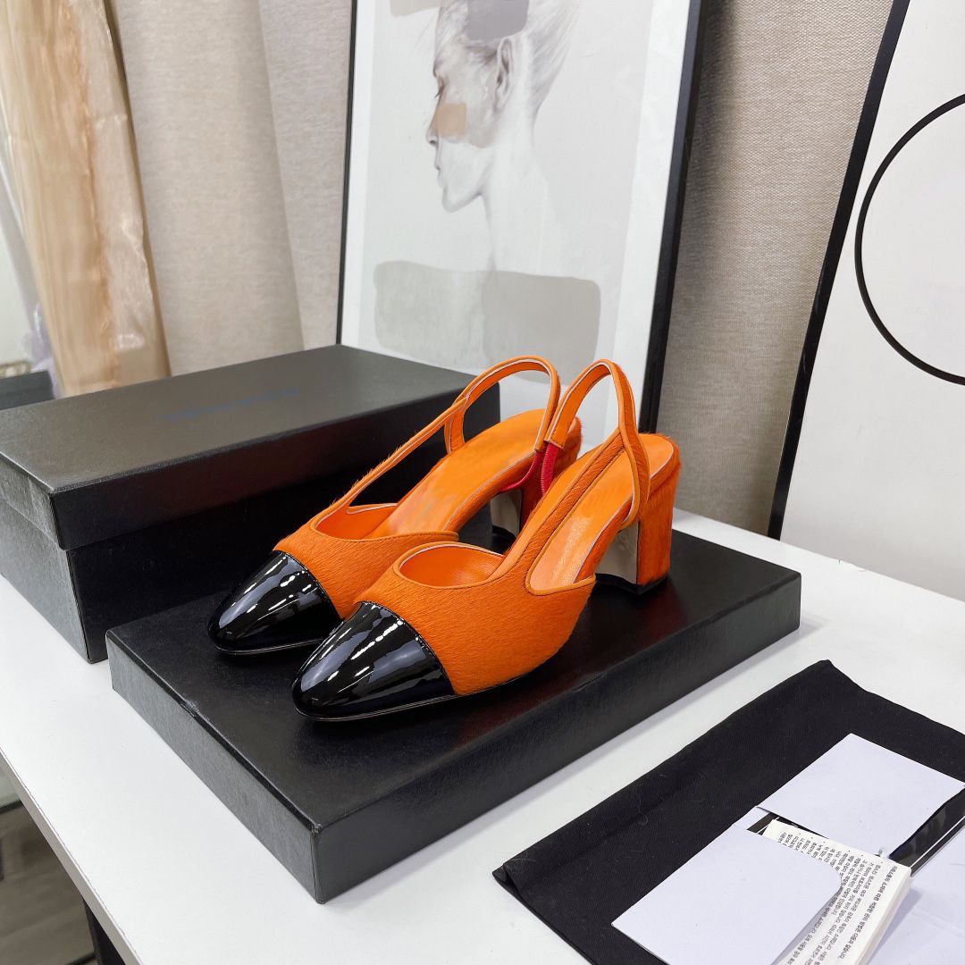 

Designer Women 'S Sandals With Thick Heels Square Heads Matching Colors In snmmer Spring And Autumn Euro 34-42 Us 4-11, Black