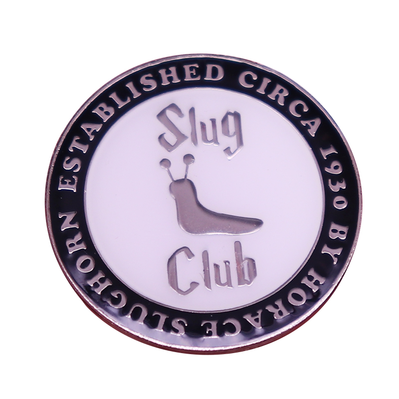 

HxxP CLUB Slug Enamel Pin Brooch Witchcraft Wizardry Jewelry Accessories, As picture