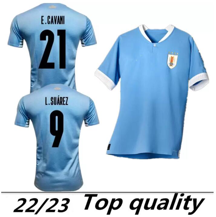 

Player Fans version 2022 2023 Uruguay Soccer Jerseys national team E.CAVANI D.NUNEZ F.VALVERDE G.DE ARRASCAETA R.ARAUJO G.VARELA .SUAREZ football men and kids shirt 4XL, 22 23 player version away+patch