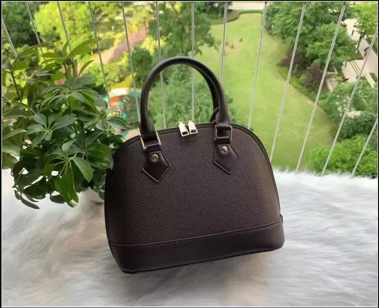 

Top-Quality ALMA BB PM Shell Bag Women Leather Handbags Flower Embossed Shoulder Bags With Lock Designer handbag Crossbody Purse Bag