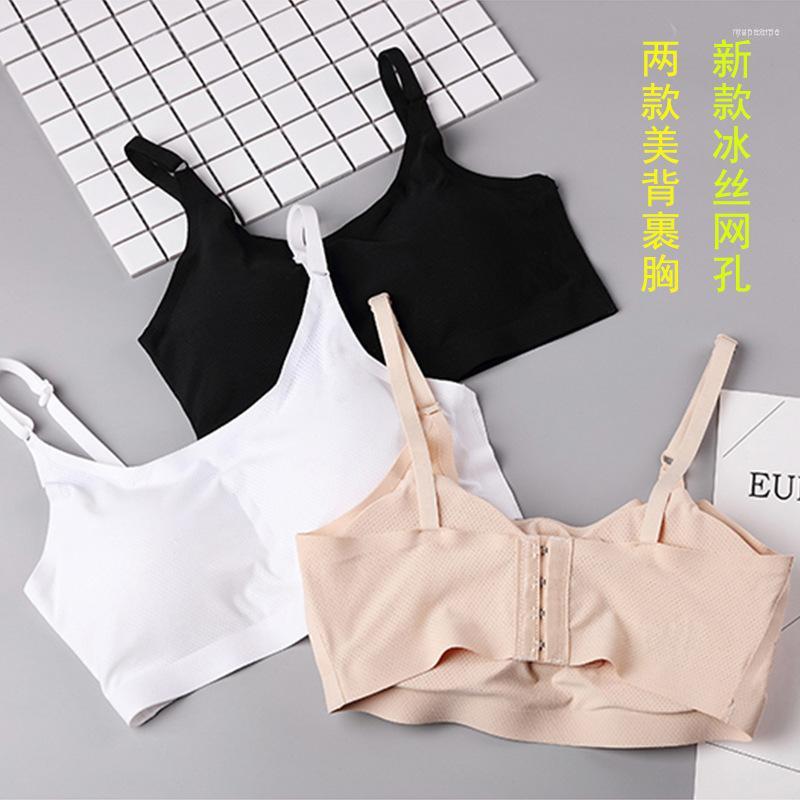 

Bustiers & Corsets 3D Sexy Ice Silk Lingerie Seamless Mesh Breathable Wrapped Sport Bra Top Push Up Bralette Brassiere Women Underwear, Bx01hdheis