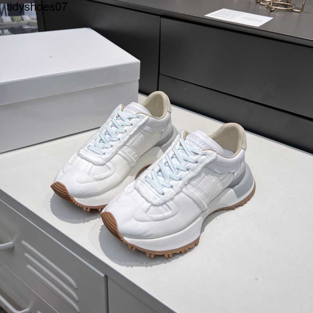 

designer Margiela German training shoes thick soles high inside daddy shoes Magilla lovers' casual sneakers versatile lace up female fashion, Gray