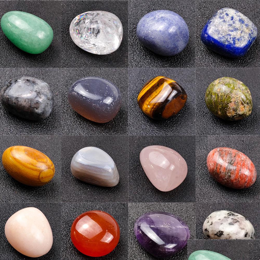

Stone Natural Quartz Stone Beads Mineral Crystals Large Tumbled Stones Reiki Healing Gemstones Fish Tank Home Decoration Drop Deliver Dhwmd