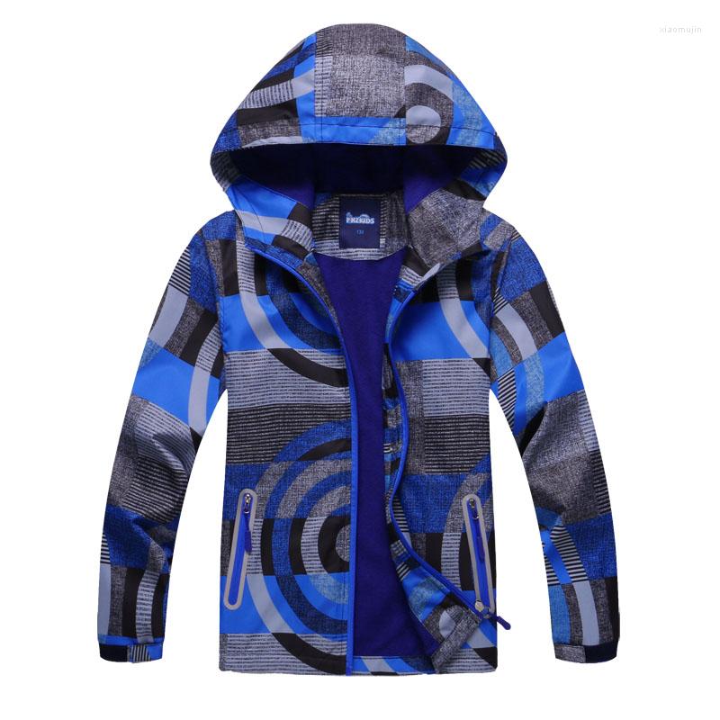 

Jackets Children Outerwear Polar Fleece Coats Kids Clothes Sport Coat Waterproof Windbreaker For Boys 2022 Spring Tops, Navy blue