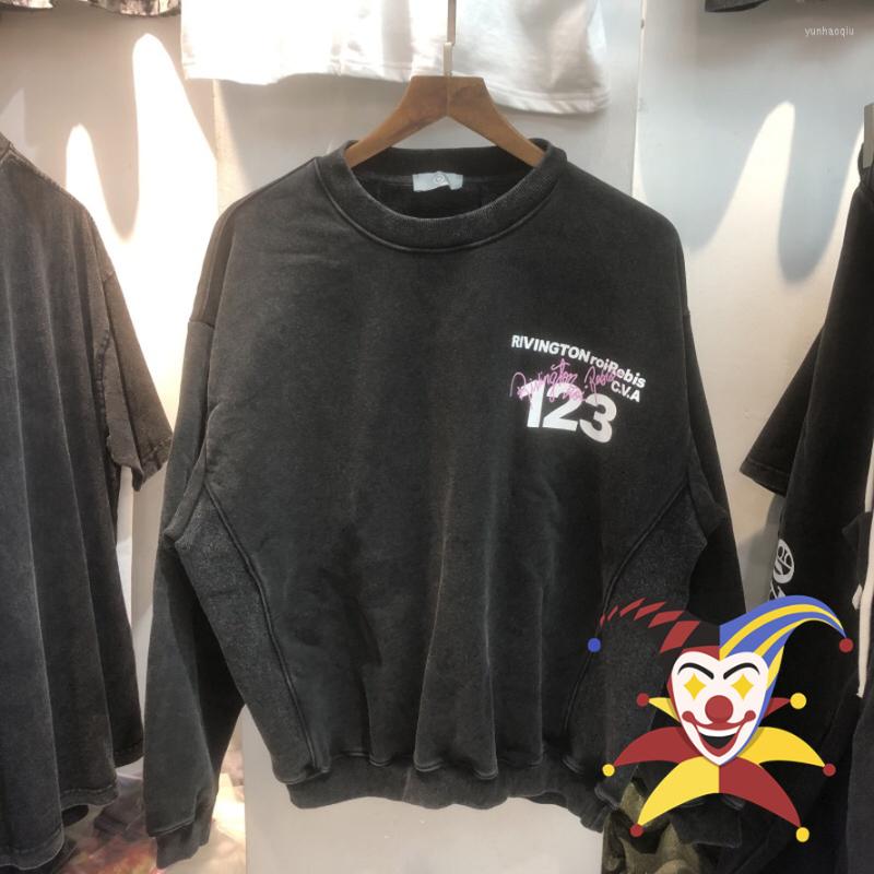 

Men's Hoodies RRR123 Vintage Sweatshirts Men Women Fleece Keep Warm Puff Print RRR 123 Crewneck