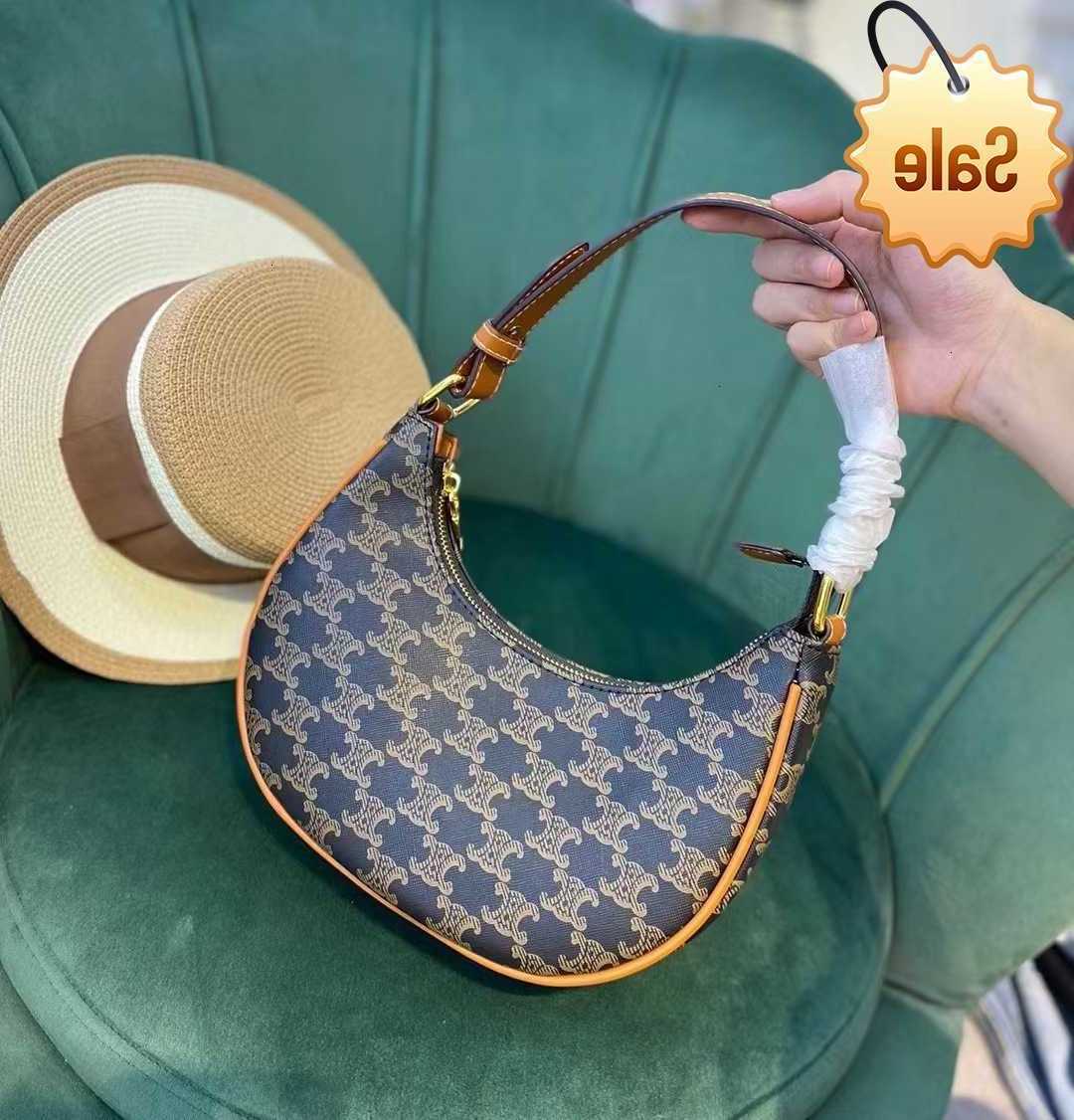 Designer bags Arc De Triomphe Ava Underarm High Sense Autumn Winter Old Flower Leather Net Red Fashion One Shoulder Bag Female Minority Factory Dire