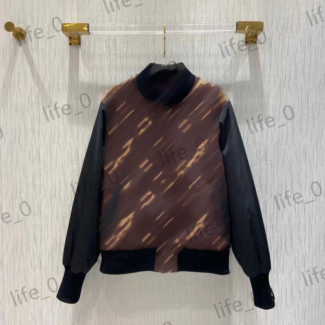 

Fashion Brand Women Jackets Full Body Print Joint Coats Tops Classic thread closing Outerwear Casual Sports Style Warm Womens Jacket