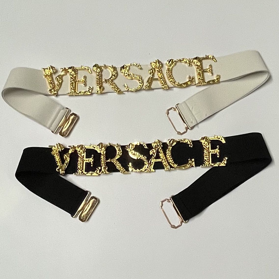 

Luxury metal belt letter suit coat belt fashion decoration dress shirt thin elastic waist, As picture