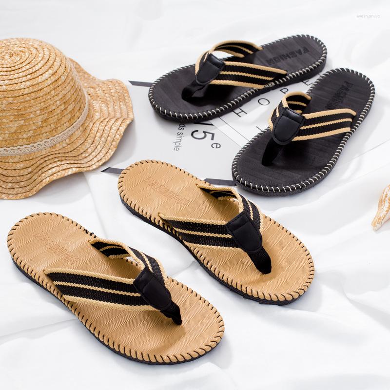 

Slippers High Quality Brand Men Flip Flops Summer Beach Outdoor Slides Fashion Breathable Casual Men's Sandals Indoor Shoes, Yellow