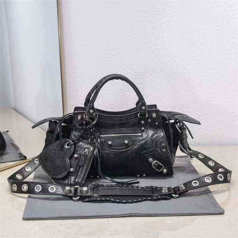 

Designer Bags Balenciga Handbag Handbags Lecagole Neo Cagole Shoulder Handbag Hand-held Oblique Back Locomotive Cx11, Blue