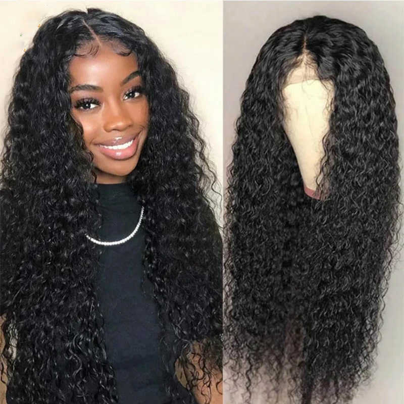 

Synthetic Wigs Wig women's long curly hair small curly explosive headgear 221010, Black