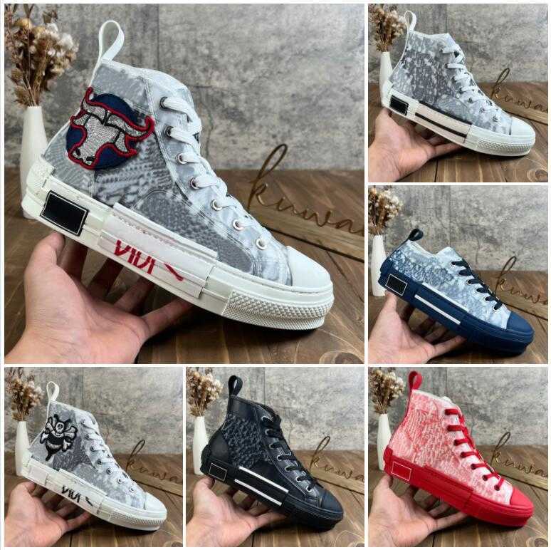 

Running Shoes Casual Shoes Top quality designers casual shoes oblique technology B23 canvas trainers mens womens luxury pairs outdoor platform Trainer sneaker, 29