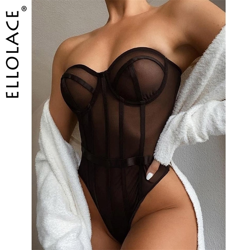 

Sexy Set Ellolace Bodysuit Women Lace Strapless Bodies For Women Female Bodys Overalls For Women Slim Bodycon Body Suit Drop 221010, Red