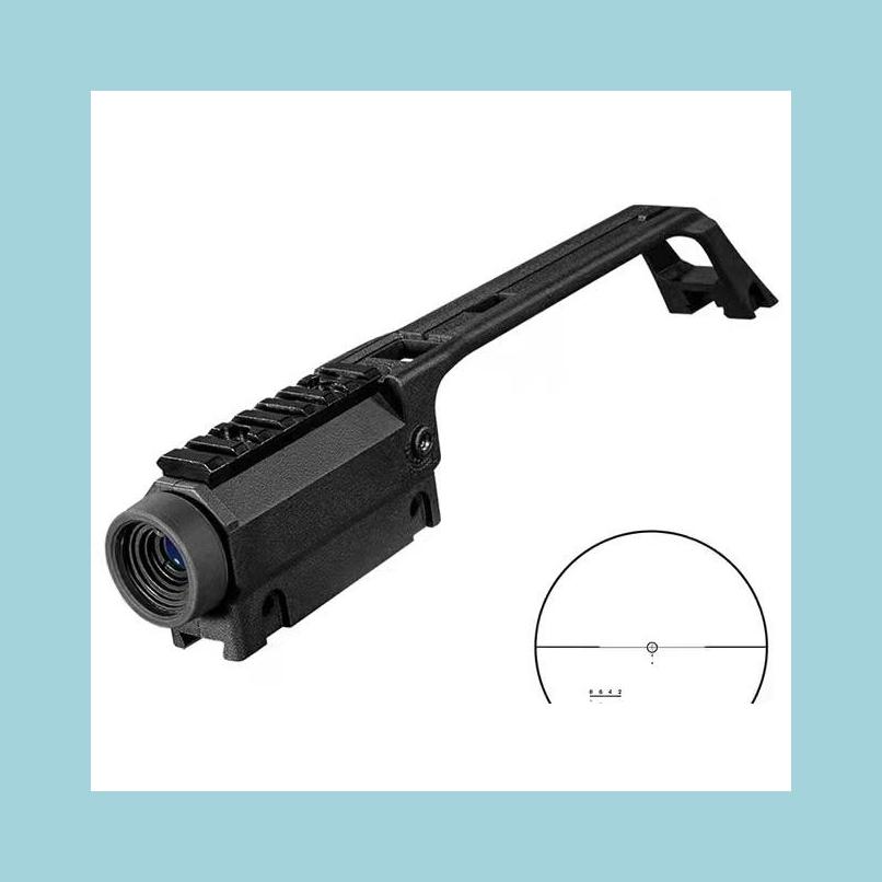 

Paintball Accessories Tactical Hunting 3.5X20 G36 Long Scope For Mp5 Metal Sight Weaver Rail Mount Base Handle Drop Delivery 2022 Spo Dh8Hx