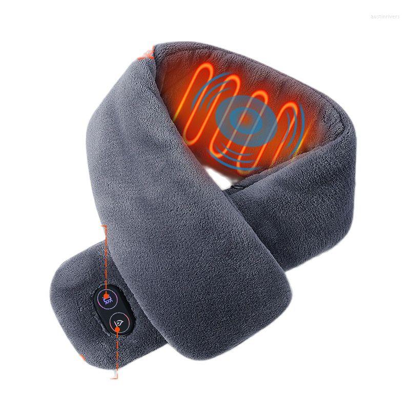 

Scarves Heat Scarf Winter USB Women Heating Couple Neckerchief Regulating Temperature Collar Fever Shawl Neck Warmer