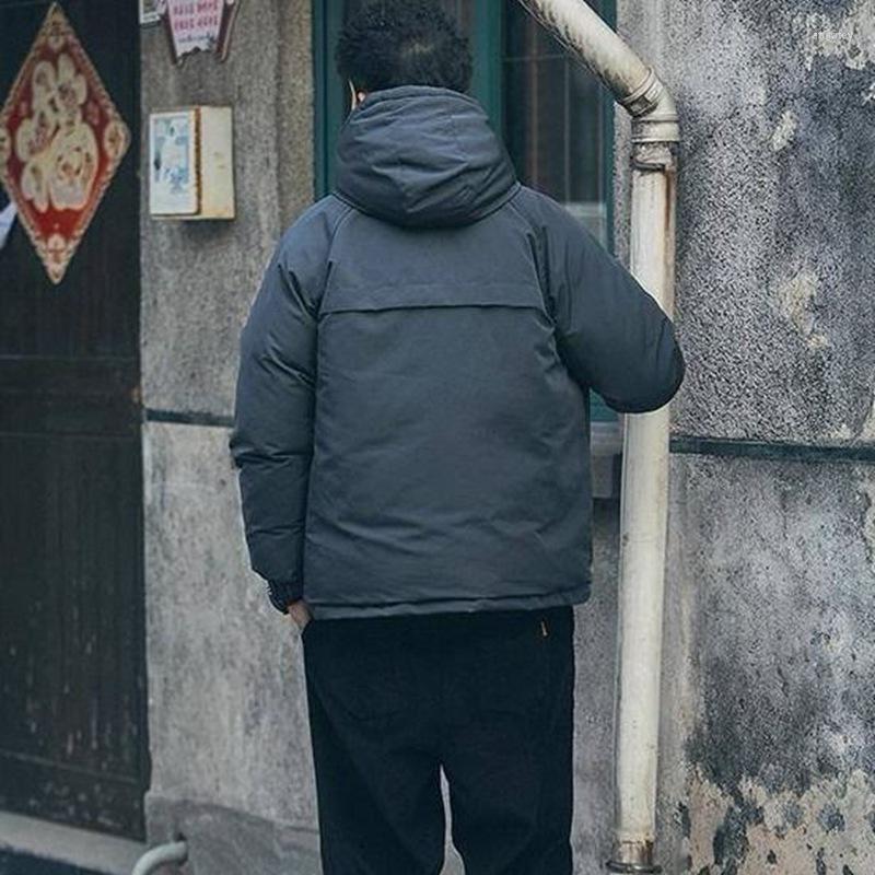 

Men's Down Coat Jacket Winter Men 2022 White Puffer Turtleneck Mens Padded Luxury Jackets, Black