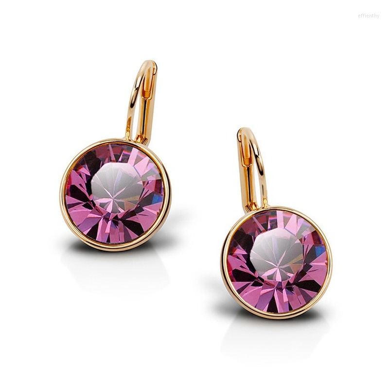 

Backs Earrings Fashion Women Stainless Steel Oval Simple Hypoallergenic Pendant Jewelry Bride