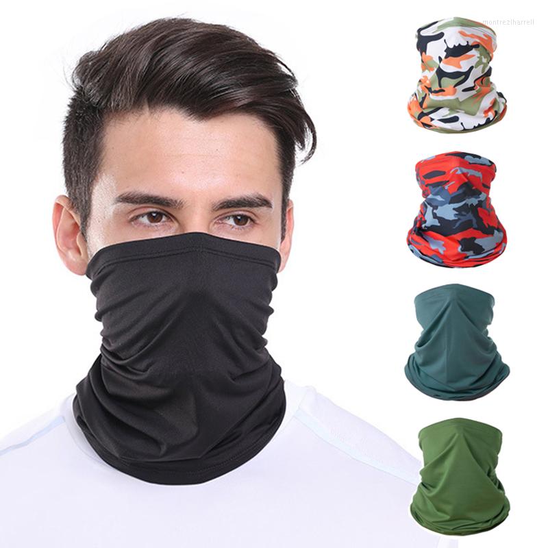 

Bandanas Bandana High Elastic Seamless Buff Gaiter Headband Balaclava Scarf Neck Warmer Tube Hiking Cycling Face Head Wrap Cover
