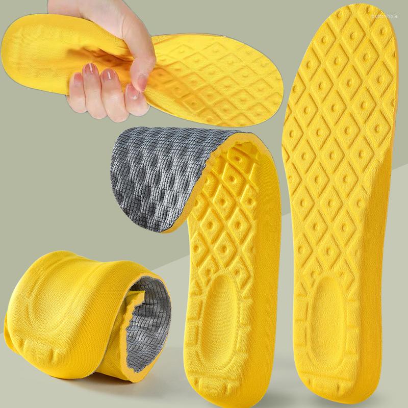 

Women Socks Shoe Inserts Pad Soft Sport Insoles Memory Foam Breathable Outdoor Running Silicone Gel Cushion Orthopedic EU 35-45 Size, As show