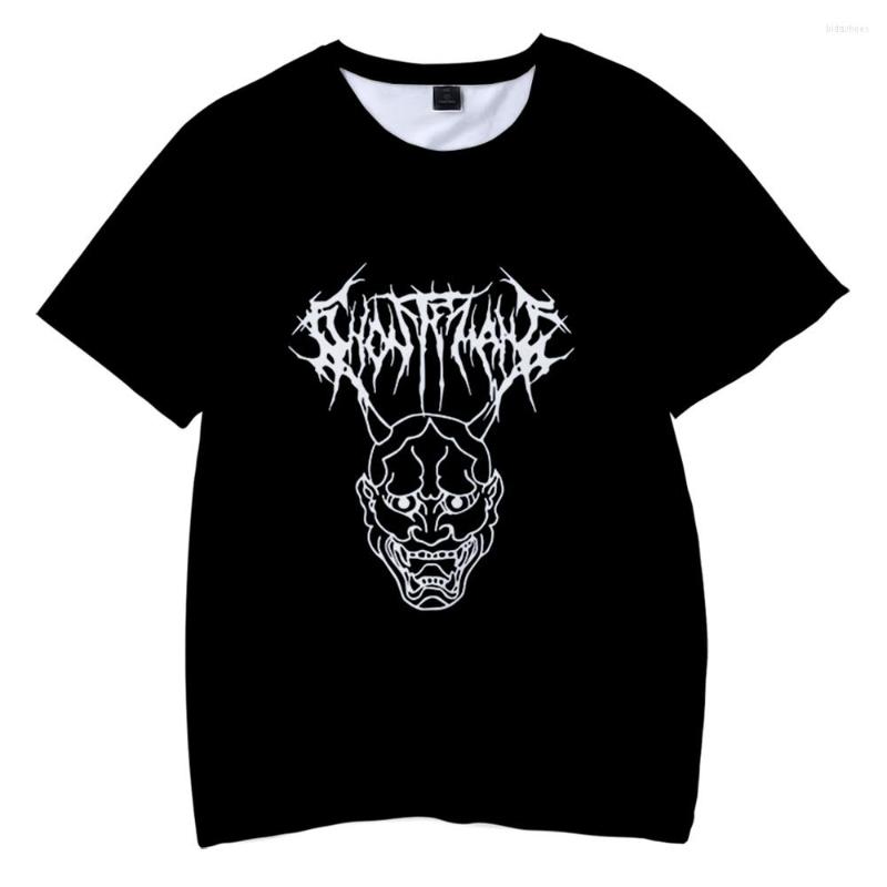 

Men's T Shirts Aikooki Print Ghostemane Tshirts Rapper Hip Shirt 3D Casual Summer Adult Kids Tees Men Women Fashion, Yh01