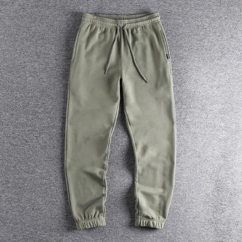 

Men's Pants Spring And Summer 2022 Knitted Terry Men's Sportswear Basic Solid Color Versatile Youth Leggings Casual, Green