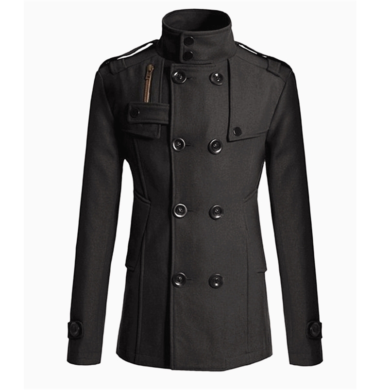 

Men's Wool Blends MRMT Brand Men's Wool Overcoat for Male Long Suit Men Woolen Windbreaker Man Woollen Coat Outer Casual Wear Clothing 221010, Khaki