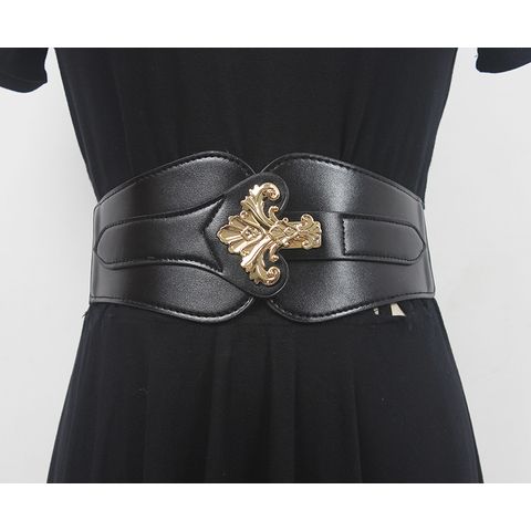 

Waistband women's adornment belts with coat skirt waist closure fashionable elastic windbreaker sweater belt, As picture