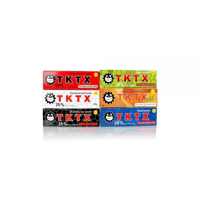 

Beauty Items Green 10pcs TKTX tattoo cream 55% 10g Before Permanent Makeup Microblading Eyebrow Lips Body Skin