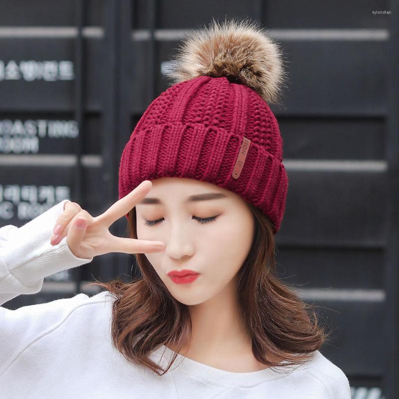 

Ball Caps Mens Mesh Hat Warm Wool Fashion Windproof Solid Stripe Knit Women's Thicken Cap Baseball Shaded, Wine