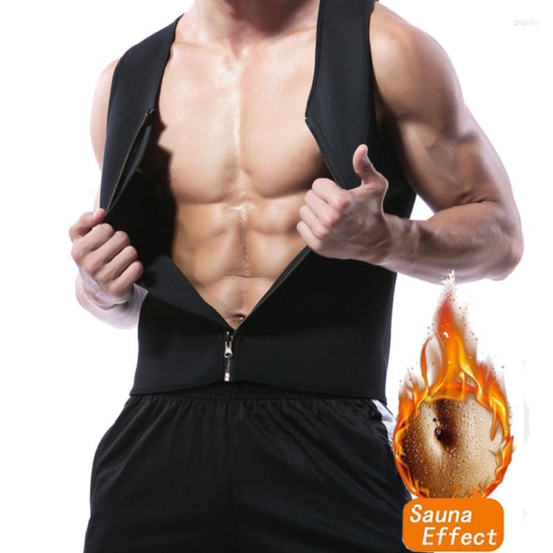 

Men's Body Shapers Men's Men Corset Slimming Shaper Neoprene Zipper Vest Waist Trainer Shapewear Gym Sport Fat Burner Sweat