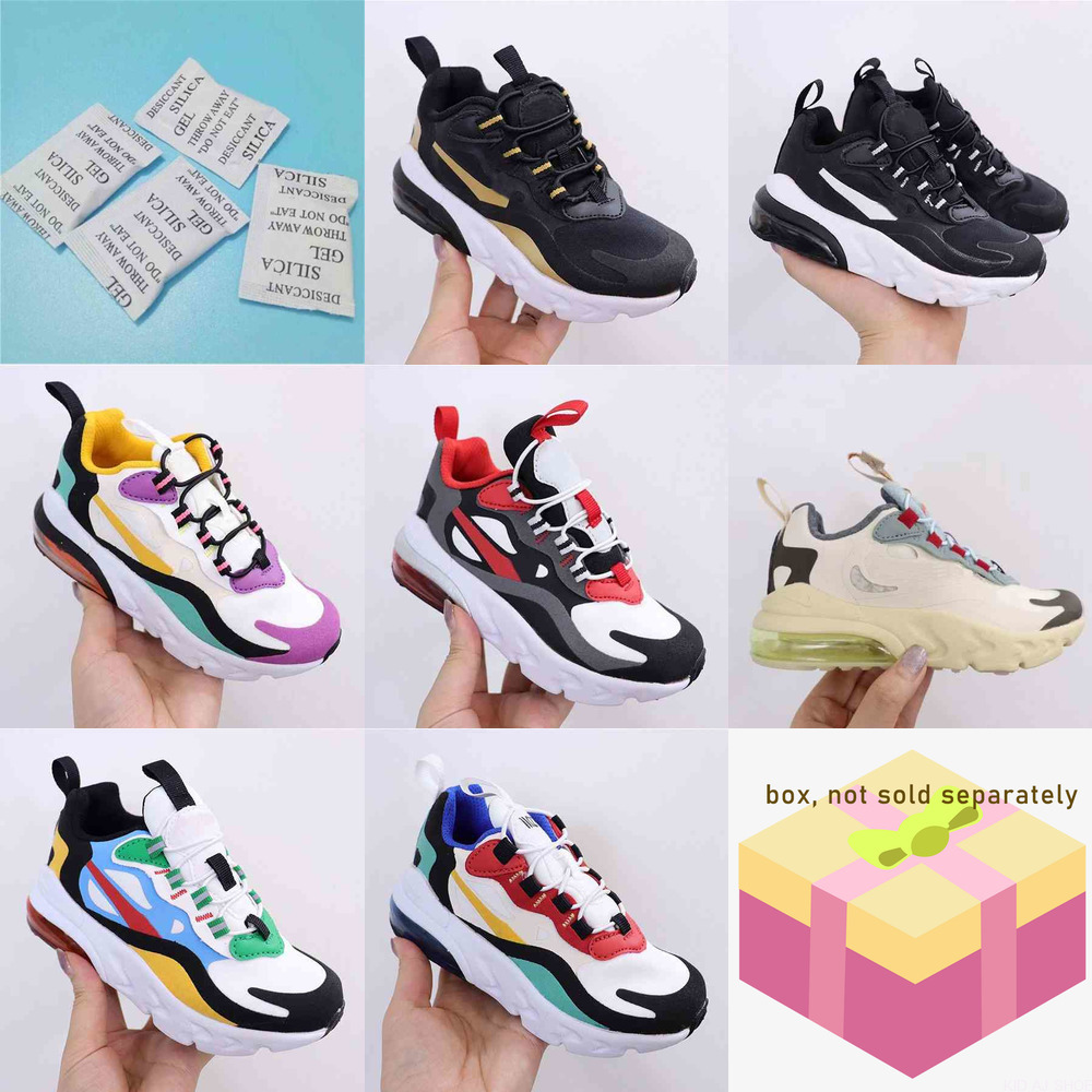 

DHL Top DHL New 270 React Kids Shoes Dunks designer bag Bauhaus TD Boys and Girls Athletic Outdoor Black White Hyper Bright Violet Toddler ChildrenFGVS, Invalid;not sold separately