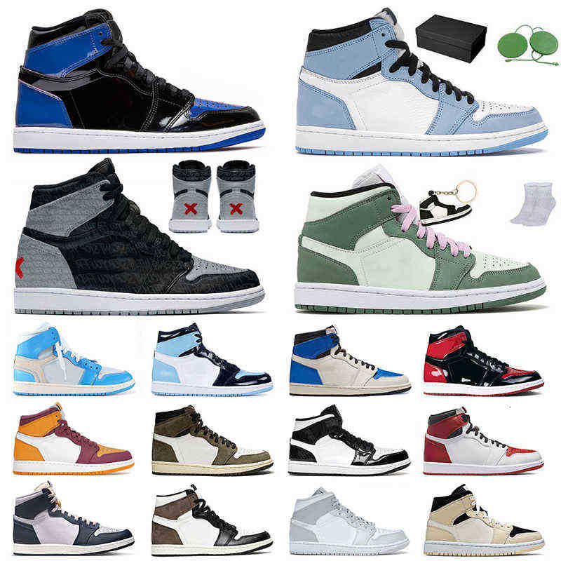 

Outdoor Shoes Jumpman 1 1s Mens Womens Original OG Heritage Patent Cactus Jack High Mocha Designer Mid Dutch Green Sneakers T air JORDON jordens, # 36-46