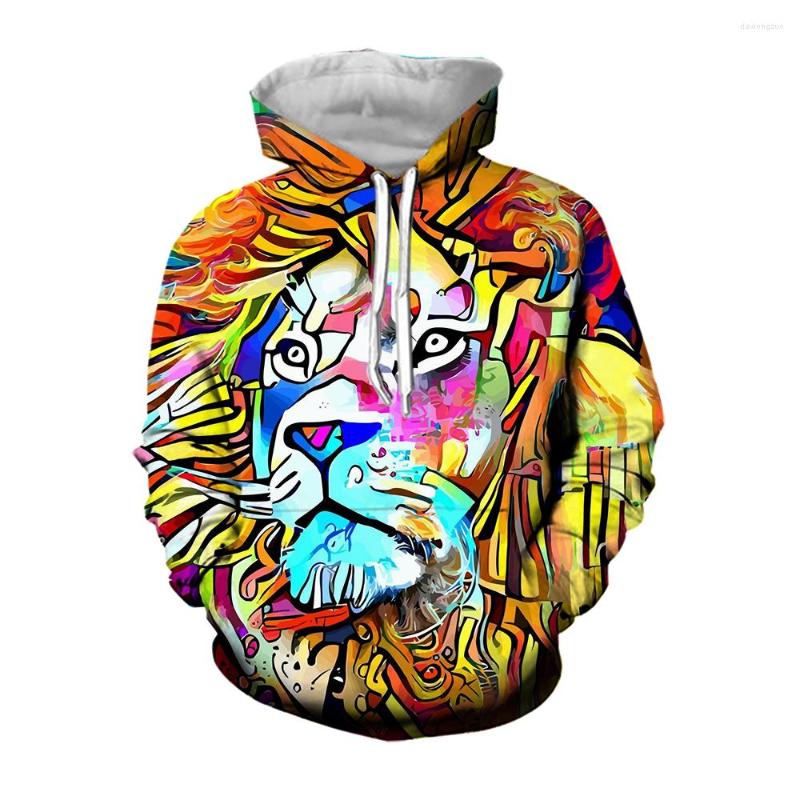 

Men' Hoodies Jumeast 3d Graffiti Lion Hip Hop Streetwear Harajuku Y2k Grunge Oversized Drip Aesthetic Hoodie Baggy Clothes For Men