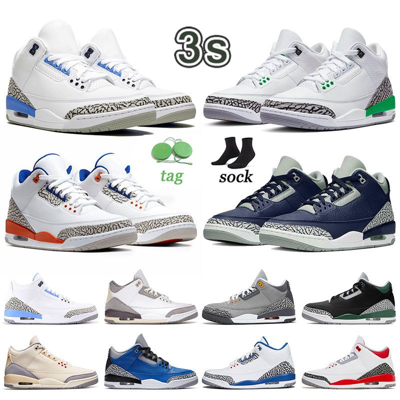 

Original Jumpman 3 3s Basketball Shoes Designer 2022 Fire Red Pine Lucky Green Black Cat White Cement Cyber Mondy True Racer Blue UNC Dnime Tinker Sneakers Designers, A42 40-47 midnight navy