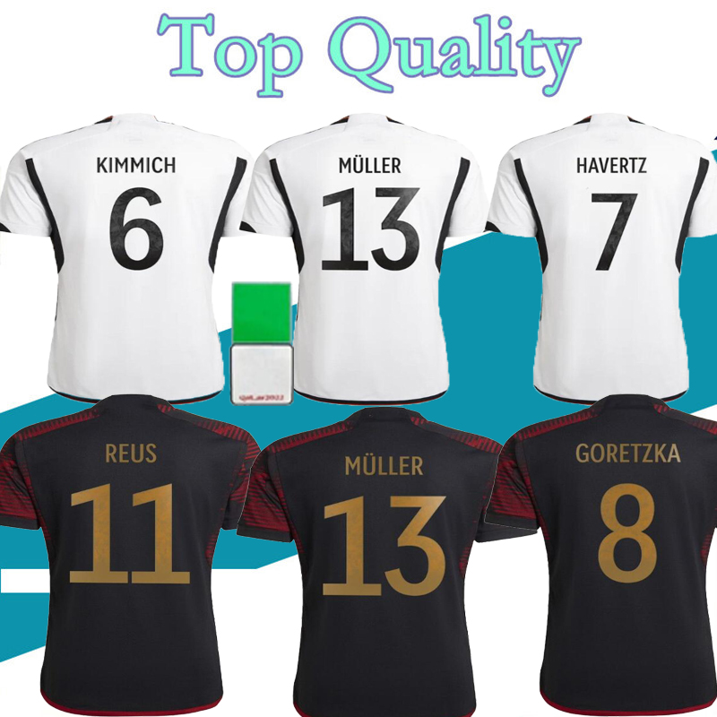 

Fans Player version 2022 2023 HUMMELS soccer jersey KROOS GNABRY WERNER DRAXLER REUS MULLER GOTZE football shirt germanyS Men kids kit, Home player