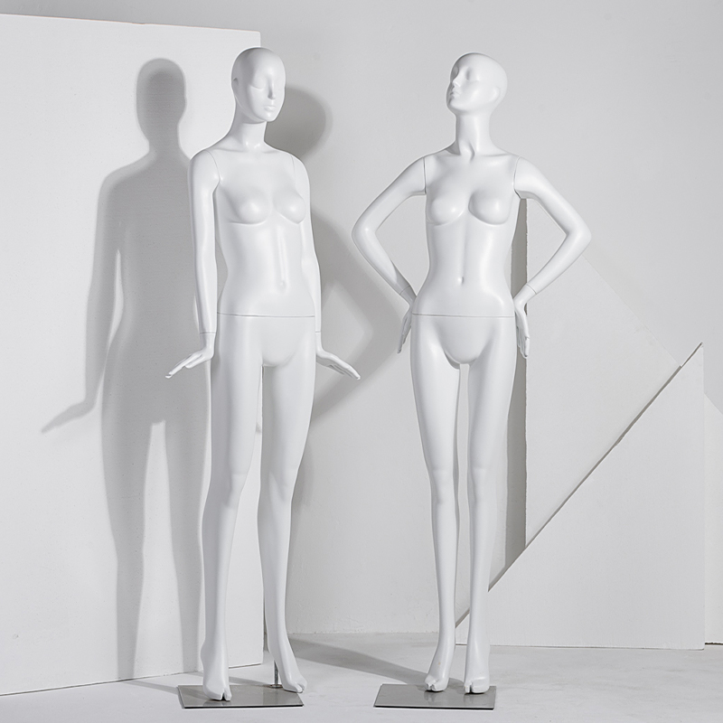 

New Style Women Mannequin Female Model Full Body Fiberglass White Color Dummy