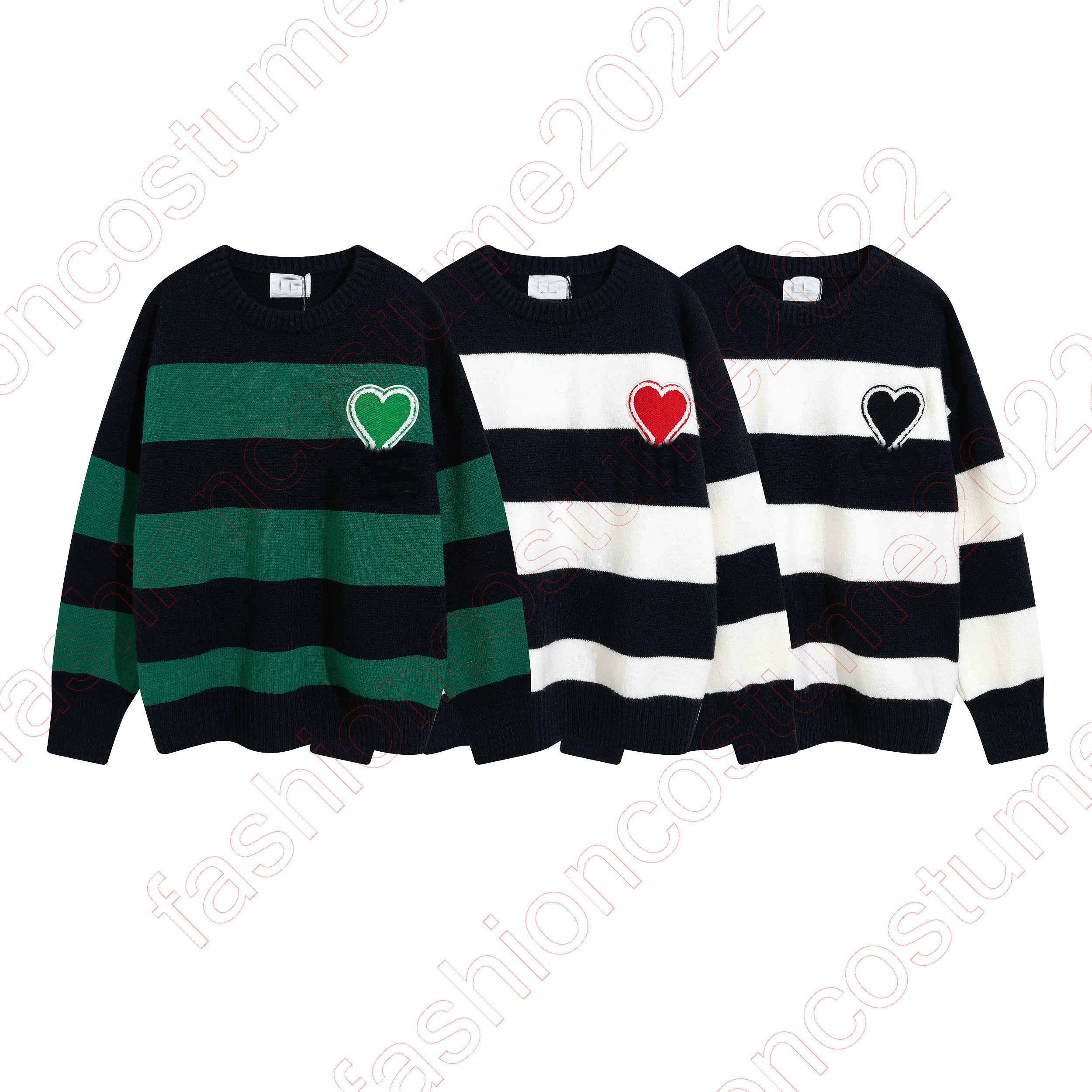 

men's Allover Logo Sweater In Black Winter Knitting Sweater Pullovers men Mi De Coeur Crewneck Sweater Tops Turtleneck Knitted Sweaters Chic Women Clothes Female 822