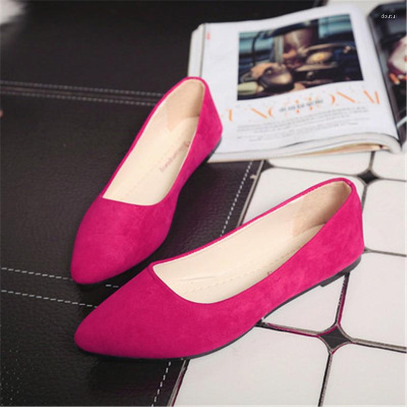 

Dress Shoes Female Summer Foot Loafers Single Casual Women's Pointed Shallow Mouth Work, Lavender