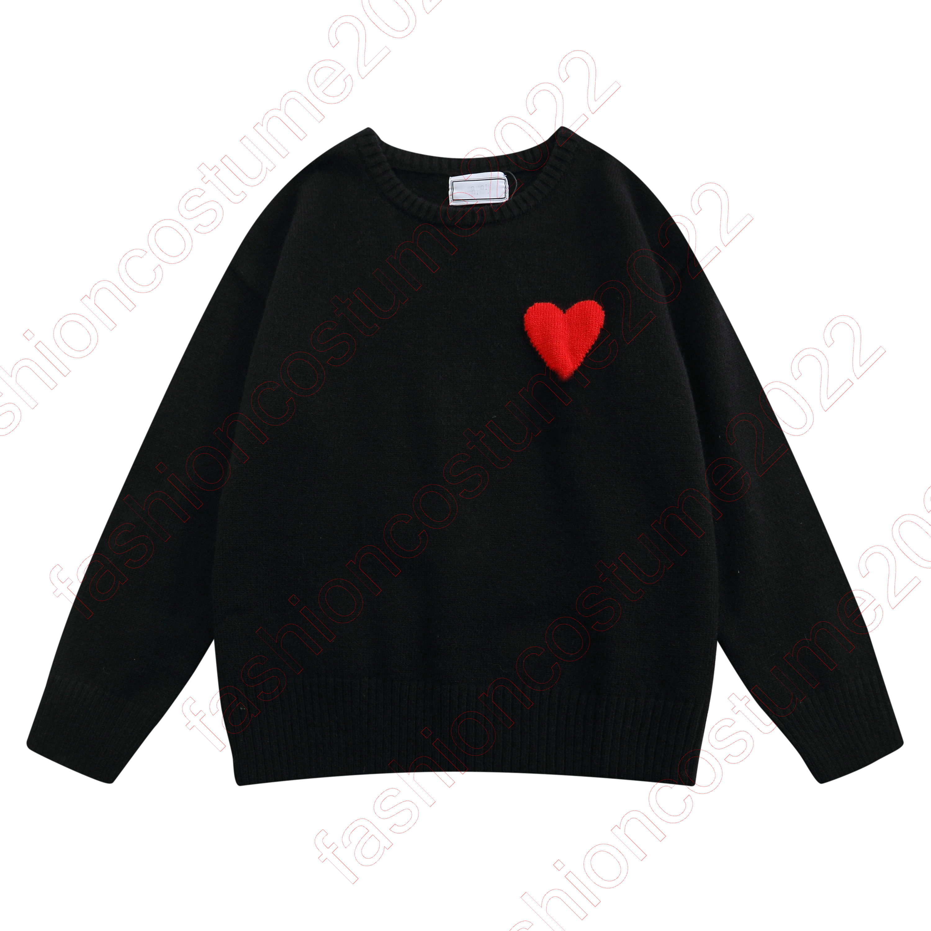 

Women's Allover Logo Sweater In Black Winter Knitting Sweater Pullovers men Mi De Coeur Crewneck Sweater Tops Turtleneck Knitted Sweaters Chic Women Clothes Female