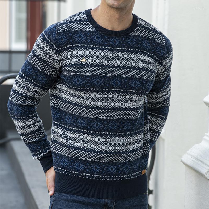 

Men's Sweaters Fashion Men 2022 Autumn England Spliced Long Sleeve Men's Sweater Business Casual Round Neck Mens Top Coats, Brown