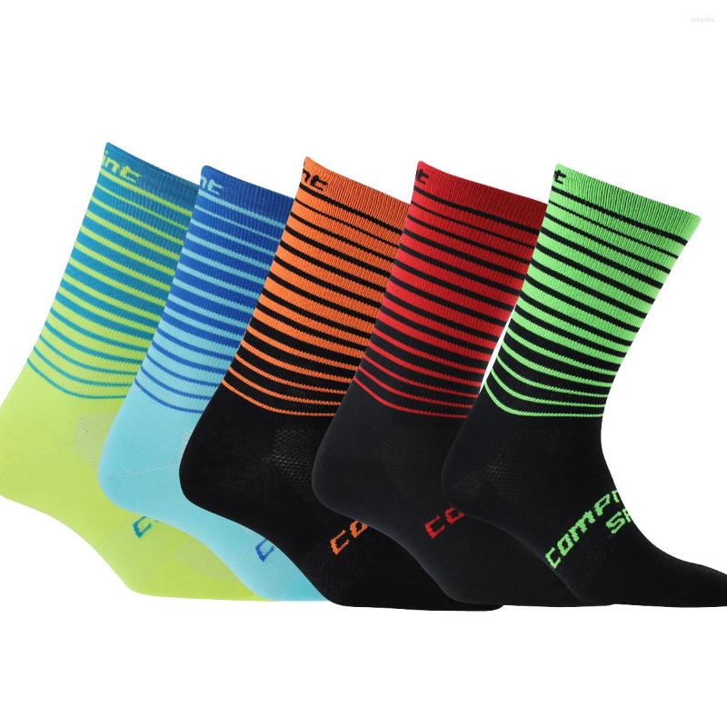 

Sports Socks 2022 Men Women Sport Cycling Riding Colorful Coolmax Basketball Climbing Camping Running
