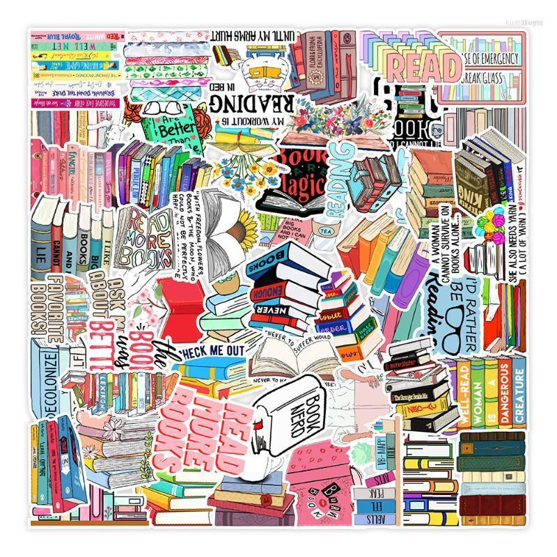 

Gift Wrap 50pcs Cute Reading Stickers For Notebook Scrapbook Stationery Kscraft Computer Book Sticker Scrapbooking Material Craft SuppliesGi