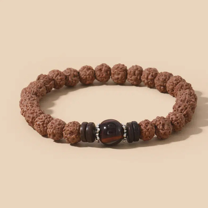 

Fashionable Chain Applicable to various occasions Red Tiger Eye Bodhi Bracelet