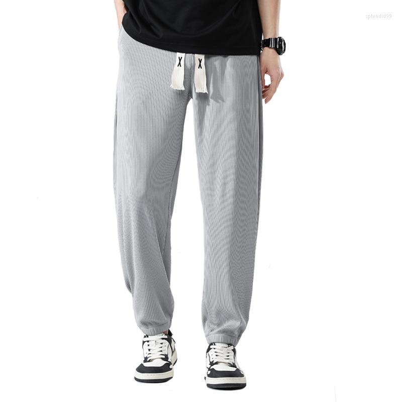 

Men's Pants Breathable Casual Sports Trousers Harem Yoga Men Solid Color Baggy Belly Dance Slacks, Black