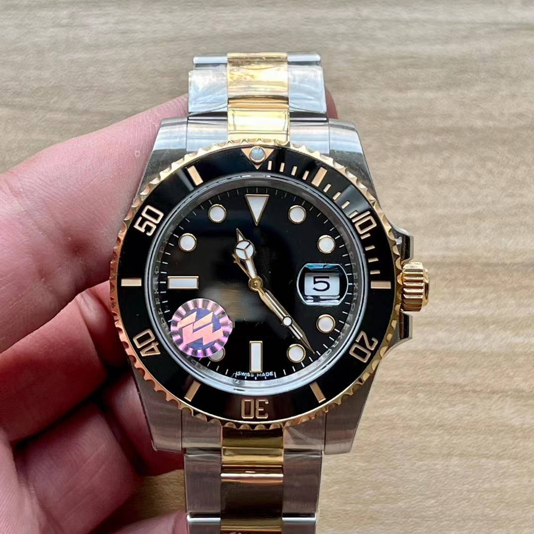 

ZZF factory 116613 wristwatches Super Cal.3135 integrated movement Size 40 mm 904 l stainless steel 18 k gold ring Sapphire crystal glass waterproof, As shown