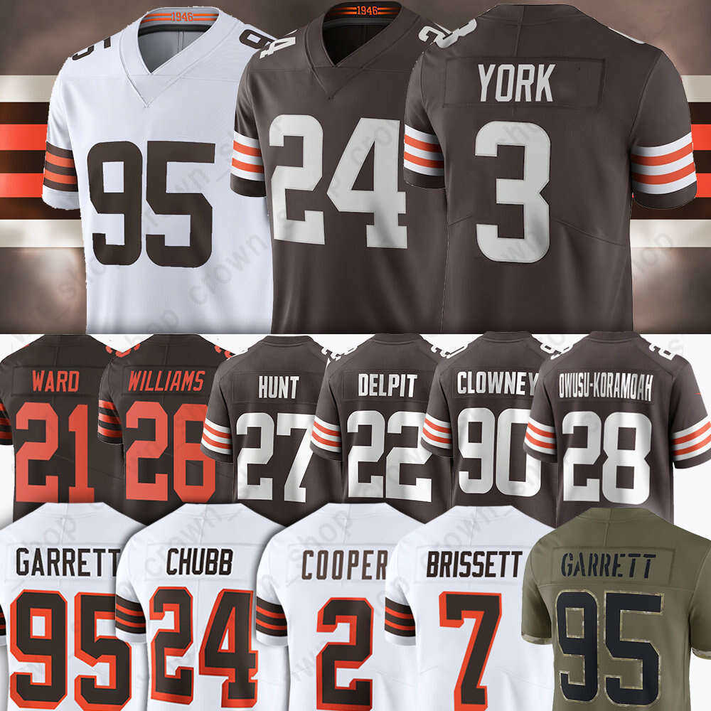 

Cade Yorks 24 Nick Chubb Football''Nfl''Jerseys Browns''7Jacoby Brissett Deshaun Watson Myles Garrett Denzel Ward Kareem Hunt Corey Bojorquez, Men(bu lang)