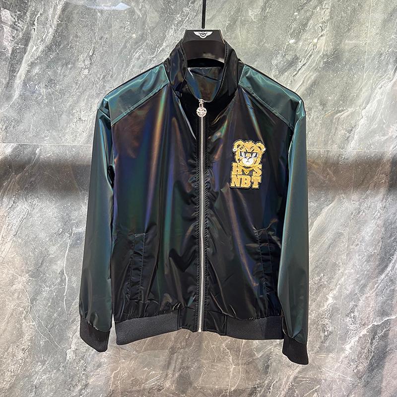 

Men's Jackets Vb1136 Fashion Men's Coats & 2022 Runway Luxury European Design Party Style Clothing, Black