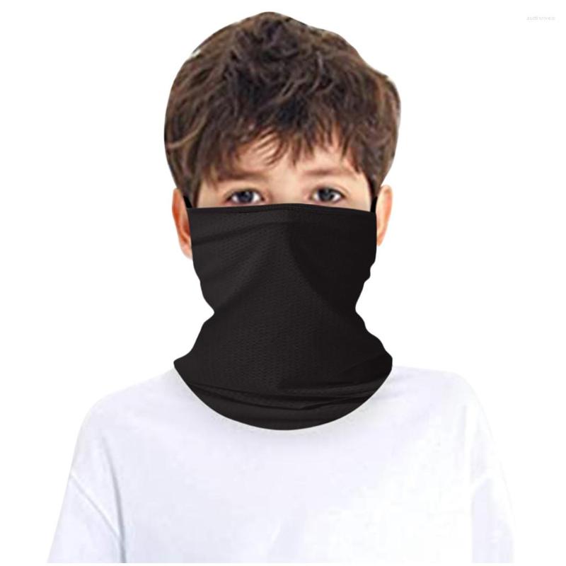 

Bandanas Children's Rave Bandana Scarves Neck Gaiter Tube Headwear For Boys And Girls Face Scarf Outdoor Sports Half Bike