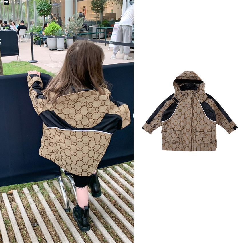 

Jackets Teen Girls Long Coats Korean Style Windbreaker Jacket for Spring Autumn Children s Clothing Hooded Trench Coat 221010, Khaki