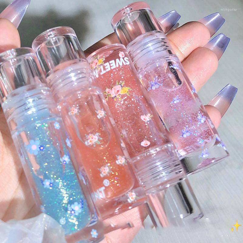 

Lip Gloss Sweet Mint 1PC Crystal Jelly Moisturizing Oil Plumping Makeup Sexy Plump Glow Tinted Plumper, 01